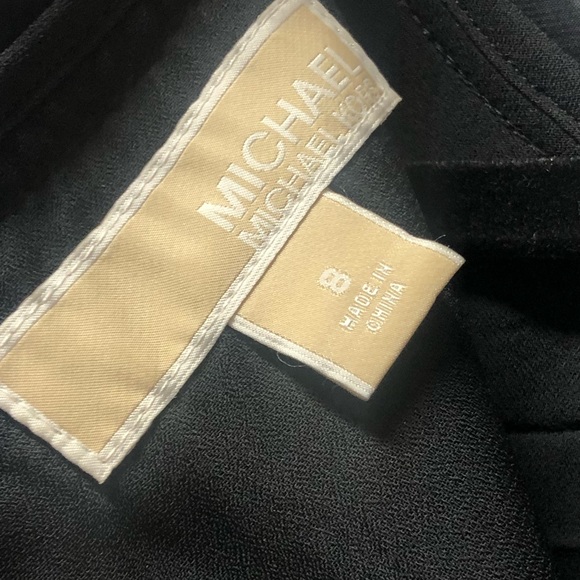 Michael Kors Metallic Two-Tone Sequin Crepe Dress - Picture 7 of 8